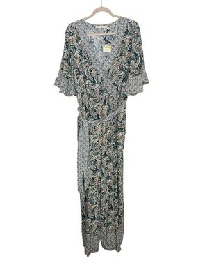 Chelsea & Violet Paisley Jumpsuit sz L